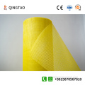 Tissu en maille jaune pour les murs intérieurs et extérieurs
